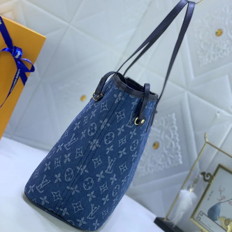 Louis Vuitton Denim Materials Neverfull Mm