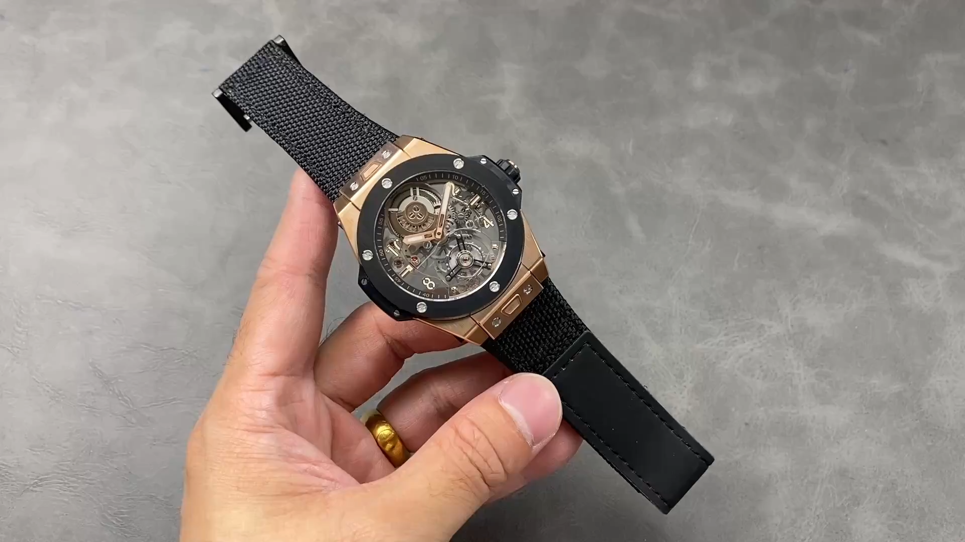 Hublot Big Bang Tourbillon 429.OQ.0180.RX King Gold Carbon 44mm Replica