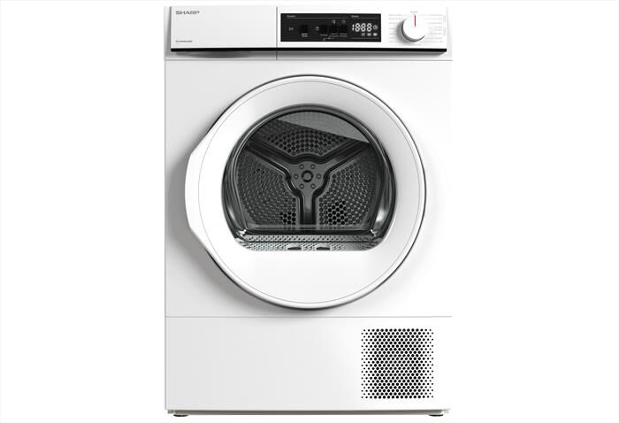 SHARP - Asciugatrice KD-NHA8S6GWE 8Kg Classe E-Bianco