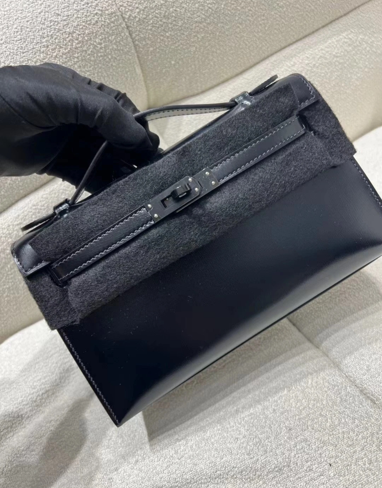 Soblack Hermes Minikelly 22cm