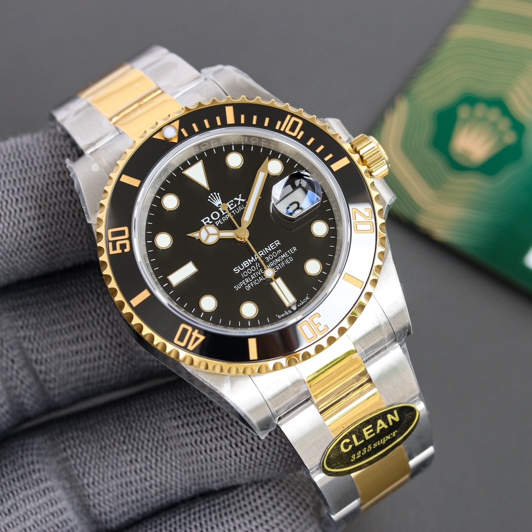 Rolex Submariner 126613LN 0002 Black Dial Black Bezel 41mm Mens Replica Watch