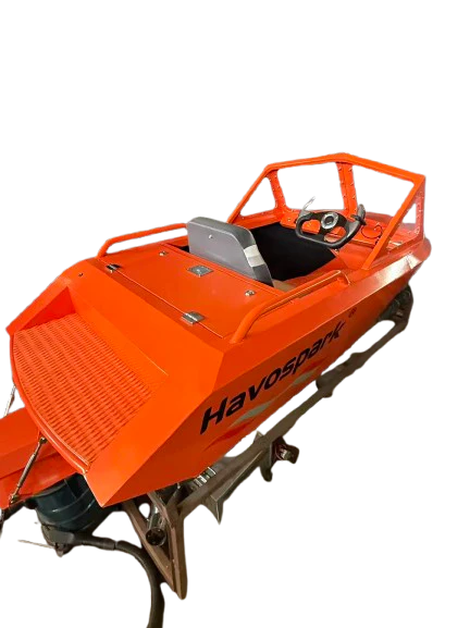 HAVOSPARK KA01 Mini Jet Boat – Electric Aluminum Go Kart Boat for Water Racing & Water Sports