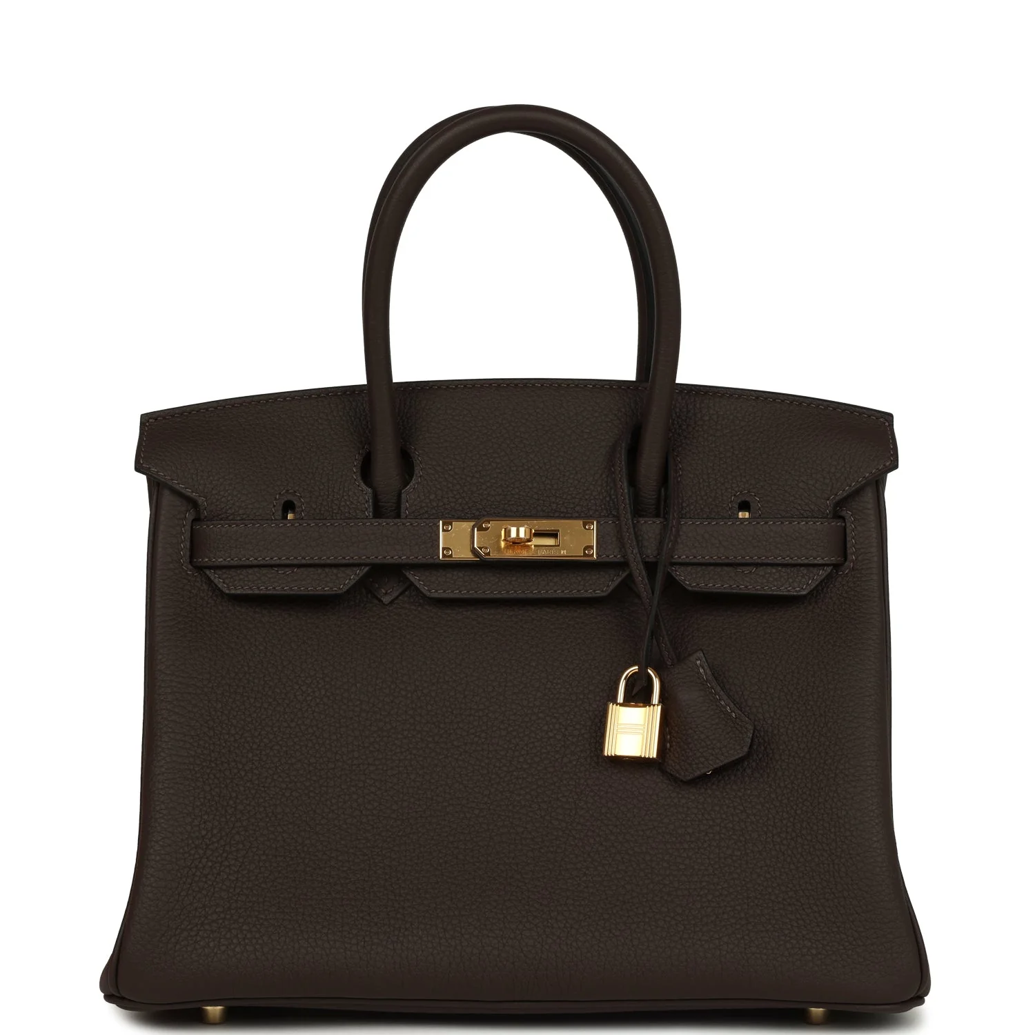Hermes Birkin 30 Ebene Togo Gold Hardware