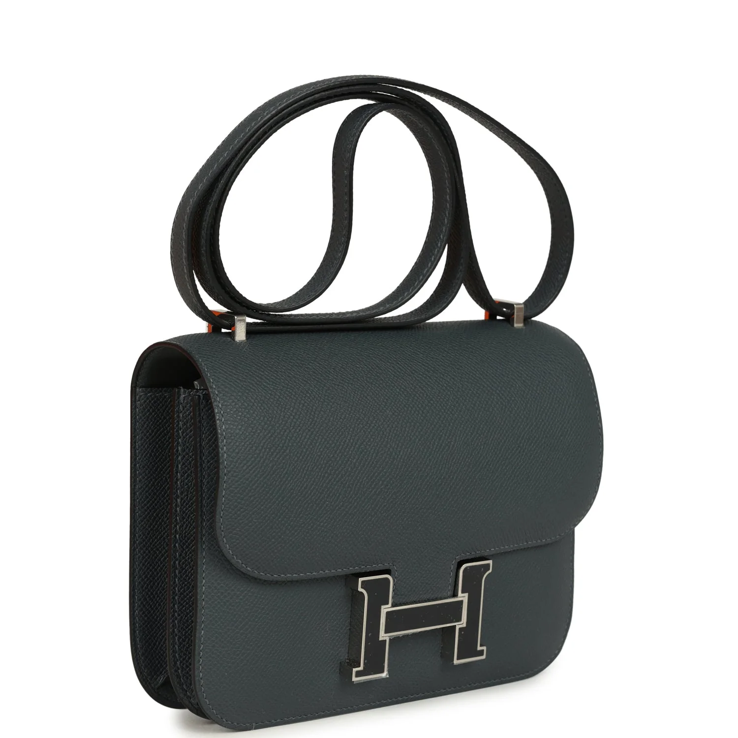 Hermes Constance 18 Gris Misty Epsom Lacquered Palladium Hardware