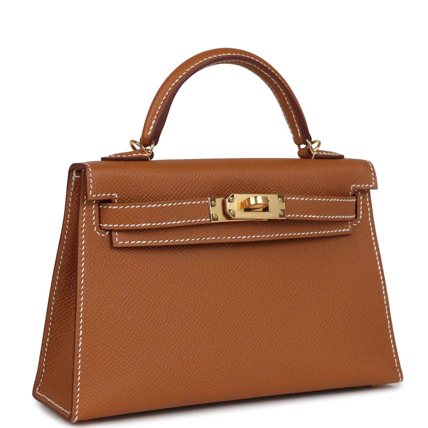 Hermes Kelly Sellier 20 Gold Epsom Gold Hardware