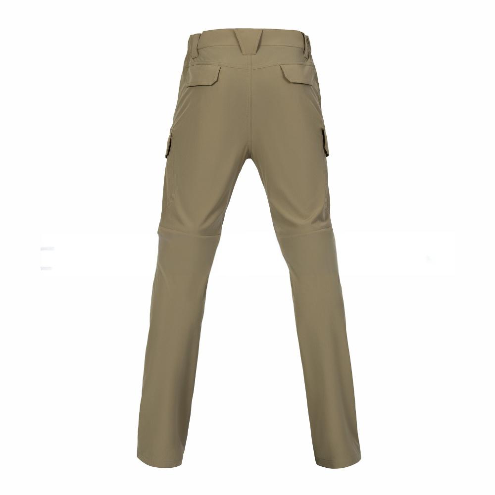 Men's Convertible Tactical Pants in Khaki 2 in 1 Detachable Outdoor Trousers