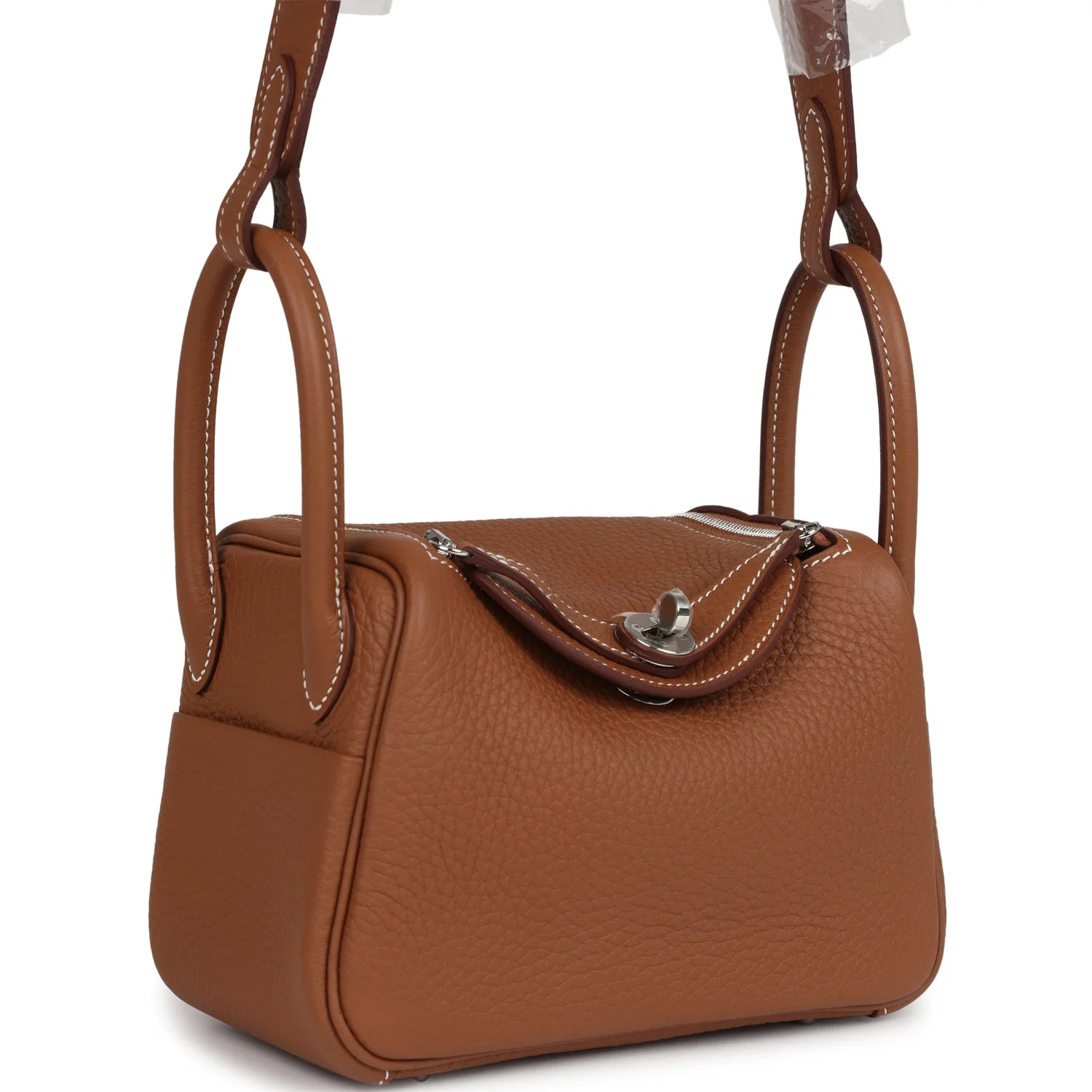 Hermes Mini Lindy II Gold Clemence Palladium Hardware