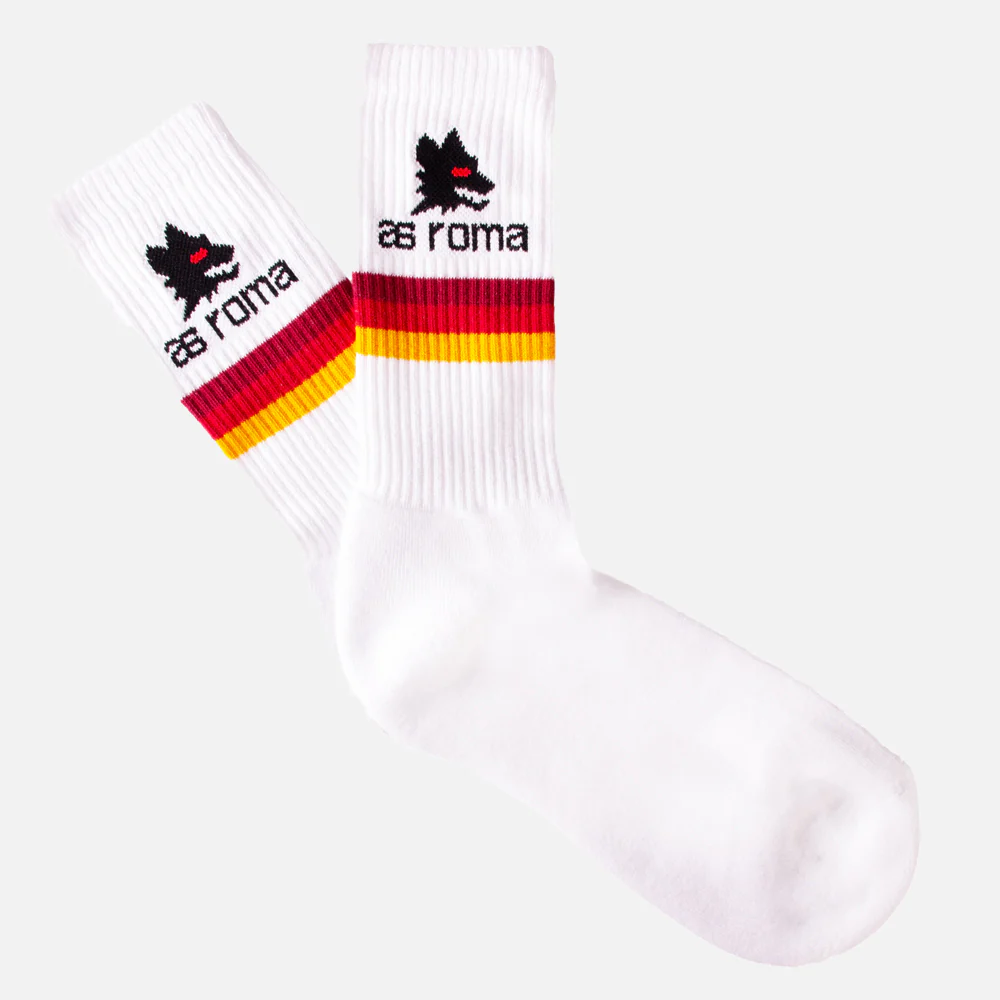 AS Roma Stripes Terry Socks