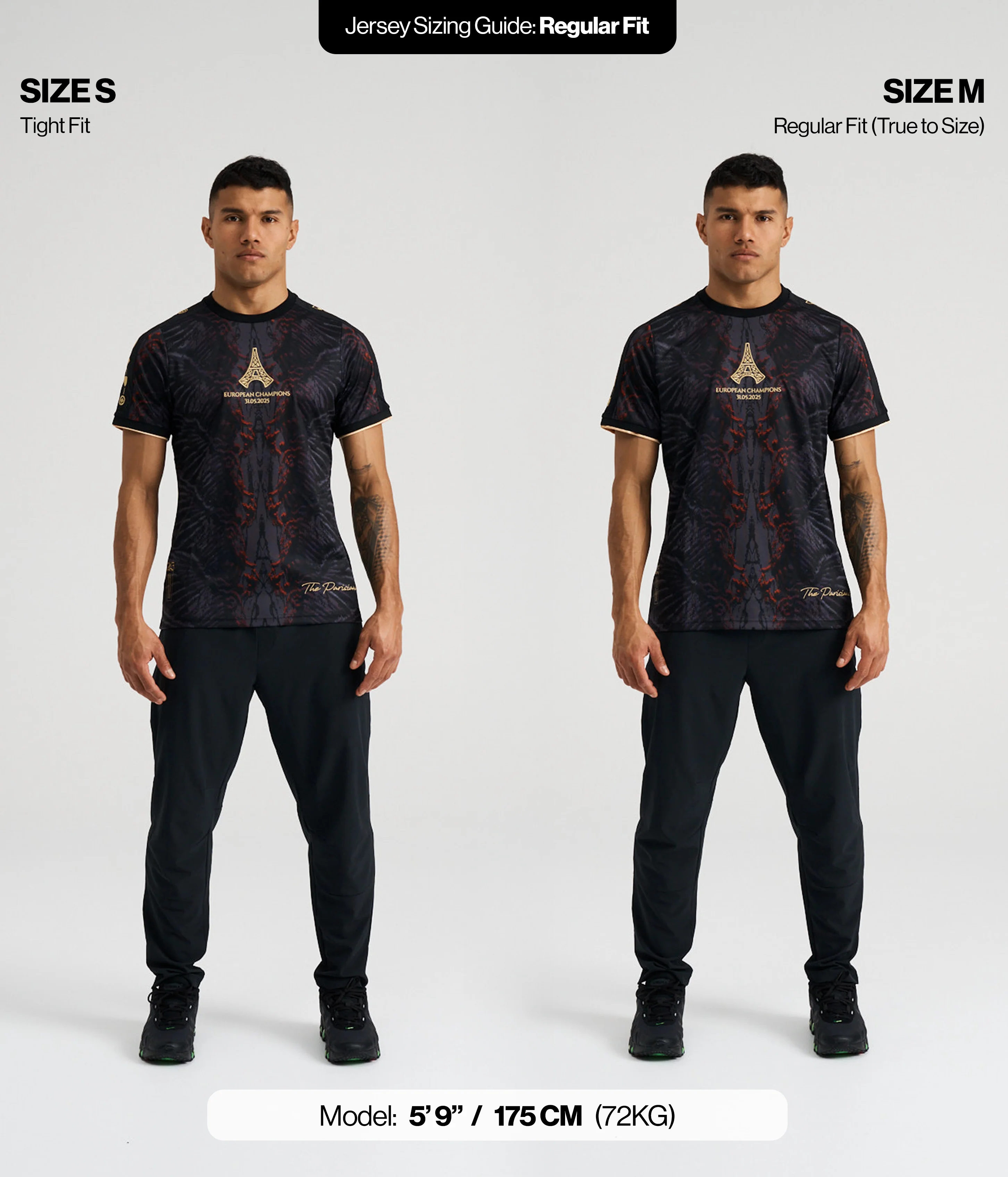 The Parisians (2025 European Champions) Jersey