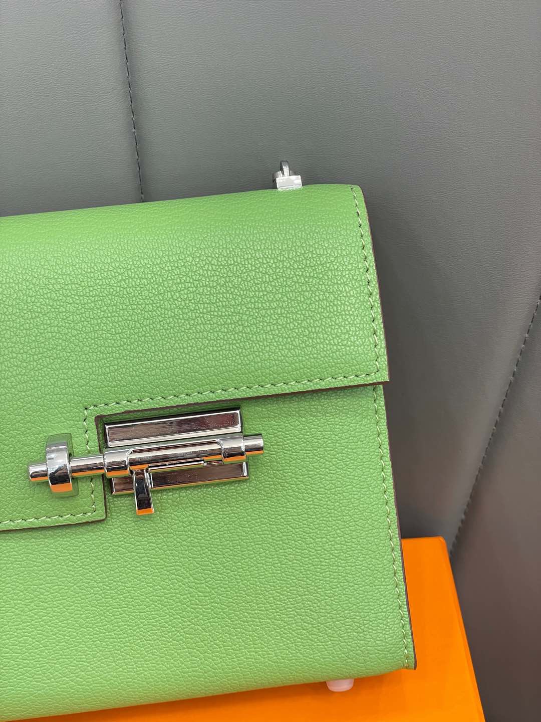Hermes Verrou 18 Palladium Hardware