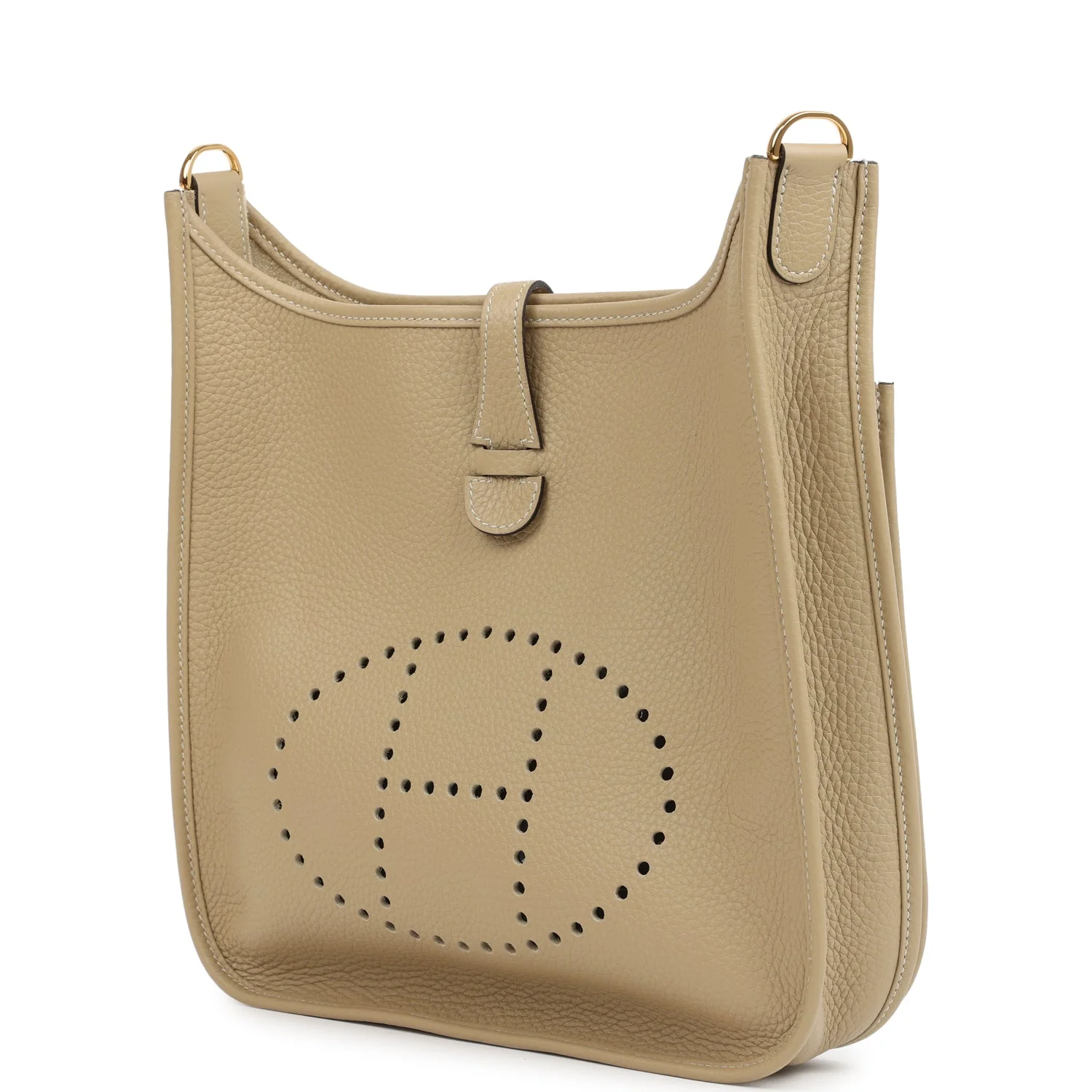 Hermes Evelyne III PM Trench Clemence Gold Hardware