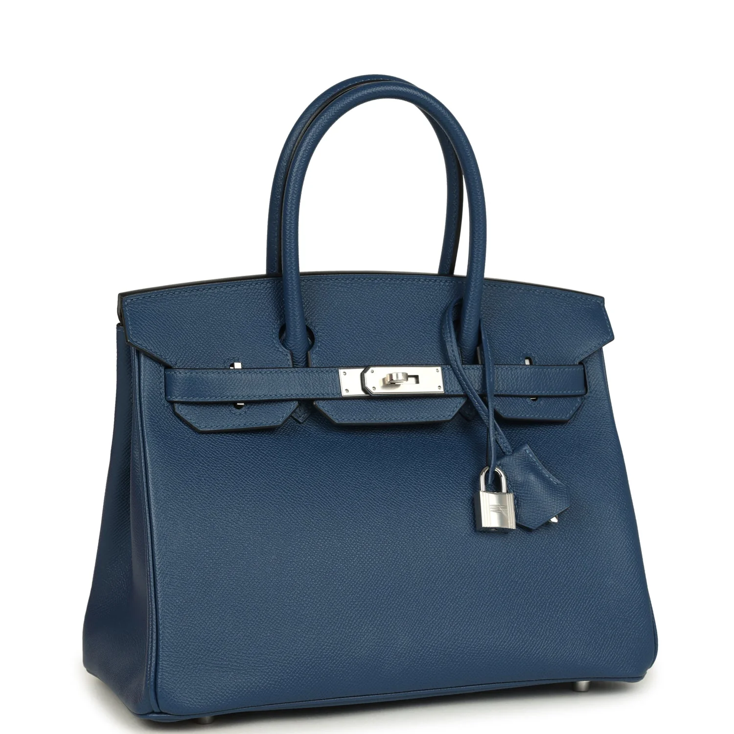 Hermes Birkin 30 Deep Bleu Epsom Palladium Hardware