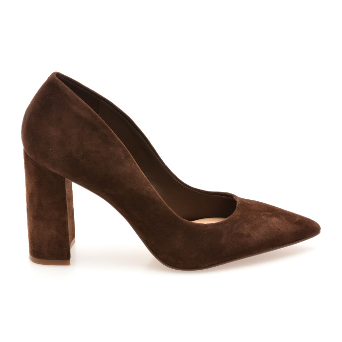 Pantofi eleganti ALDO maro, JAVABRIRYN 201, din piele intoarsa