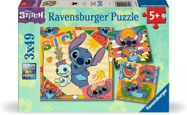 Children’s Jigsaw Puzzle Aloha - 3x49 Pieces Puzzle