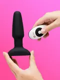 b-Vibe Remote Control Rechargeable Vibrating Rimming Butt Plug