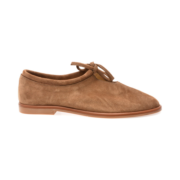 Pantofi EPICA maro, 165115, din piele intoarsa