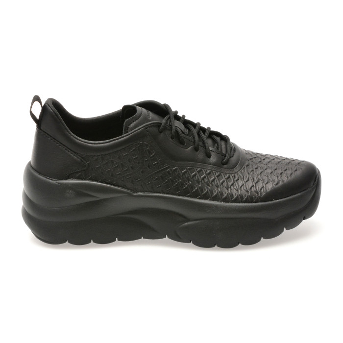 Pantofi sport GEOX negri, D551FB, din piele naturala