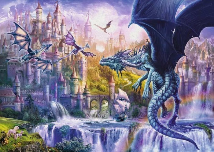 Dragon Castle 1000 Piece Puzzle