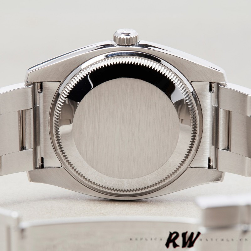 Rolex Oyster Perpetual Date 115234 Black Diamond Dial 34mm Unisex Replica Watch