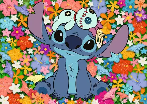 Jigsaw Puzzle Disney Stitch 1000p - 1000 Pieces Puzzle