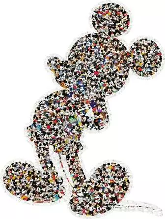 Jigsaw Puzzle Shaped Mickey - 940 Pieces Puzzle