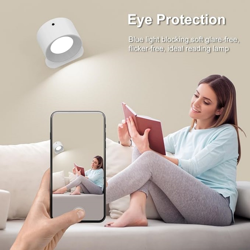 WALLARTISAN PACK Romote LED Wall Sconce - Rechargeable Wall Light