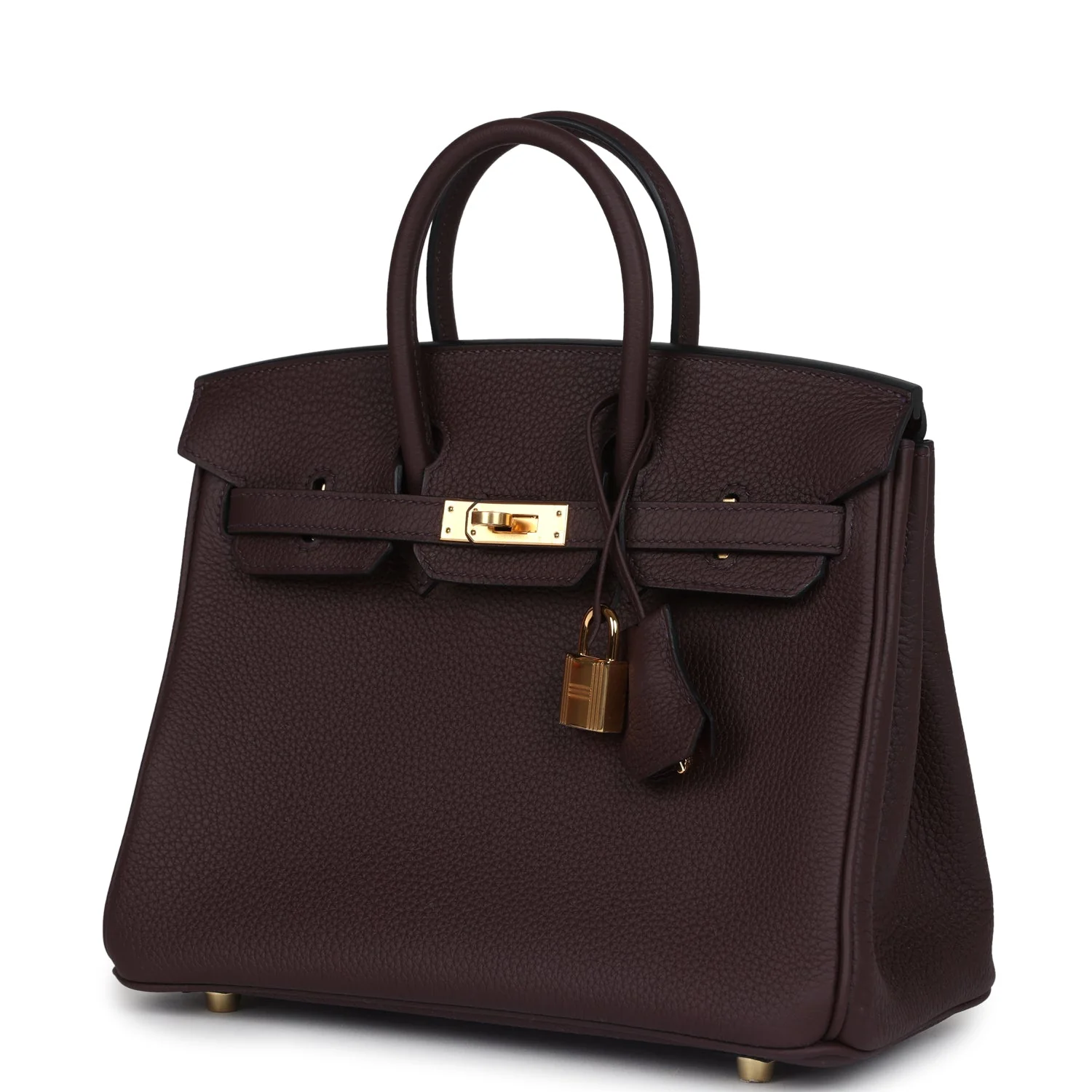 Hermes Birkin 25 Rouge Sellier Togo Gold Hardware