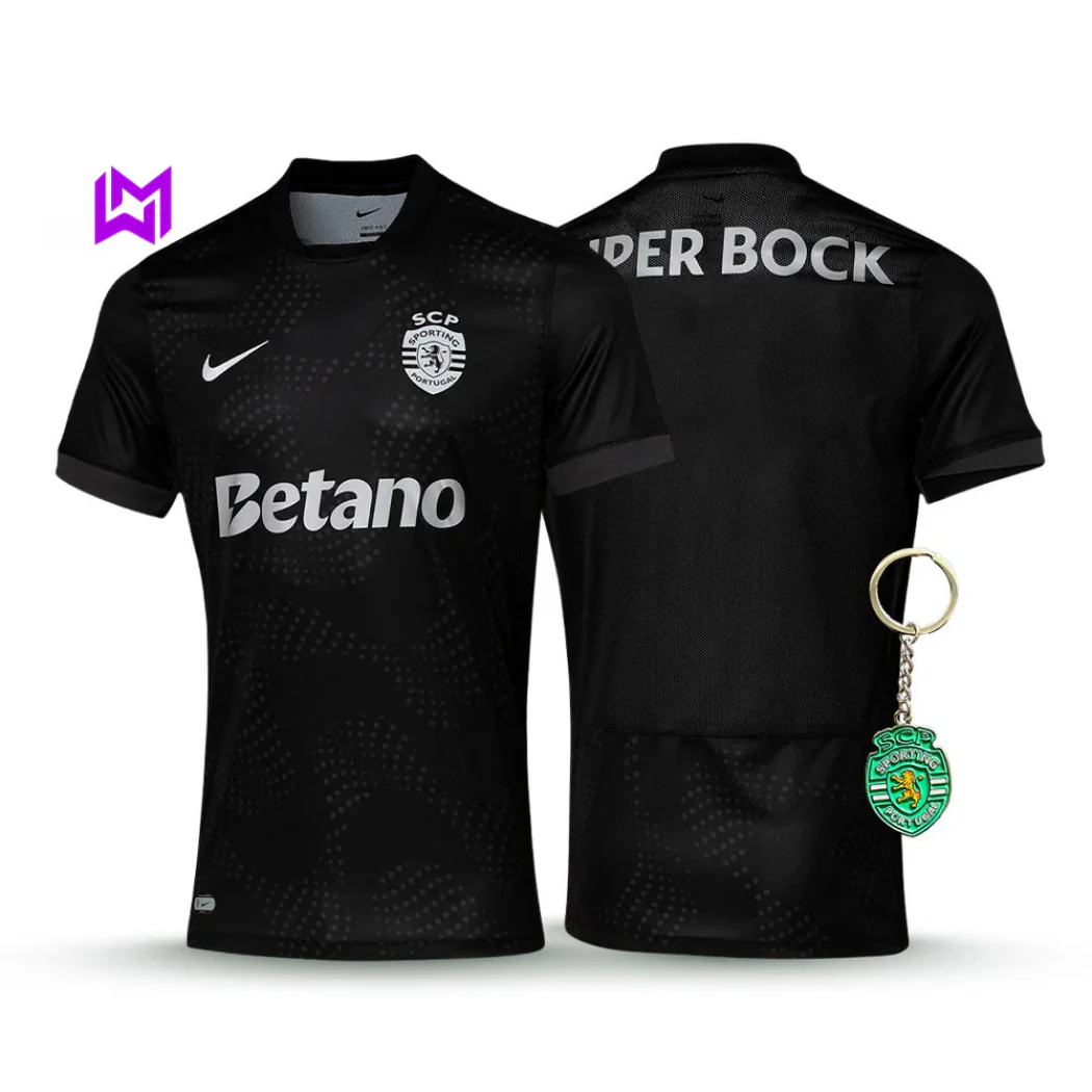 Camisola Sporting Away Preta 2025/26 - LAN?AMENTO! ????