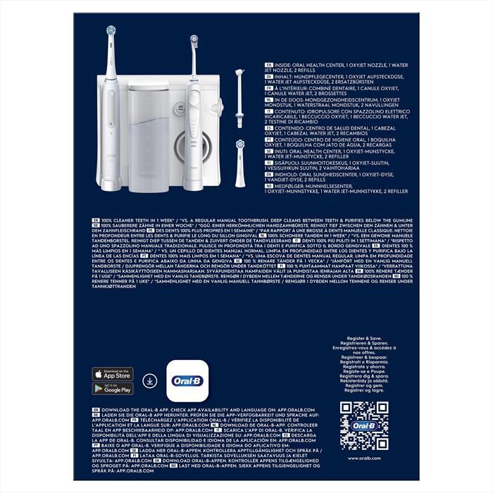 ORAL-B - Spazzolino + idropulsore HEALTH CENTER-Bianco