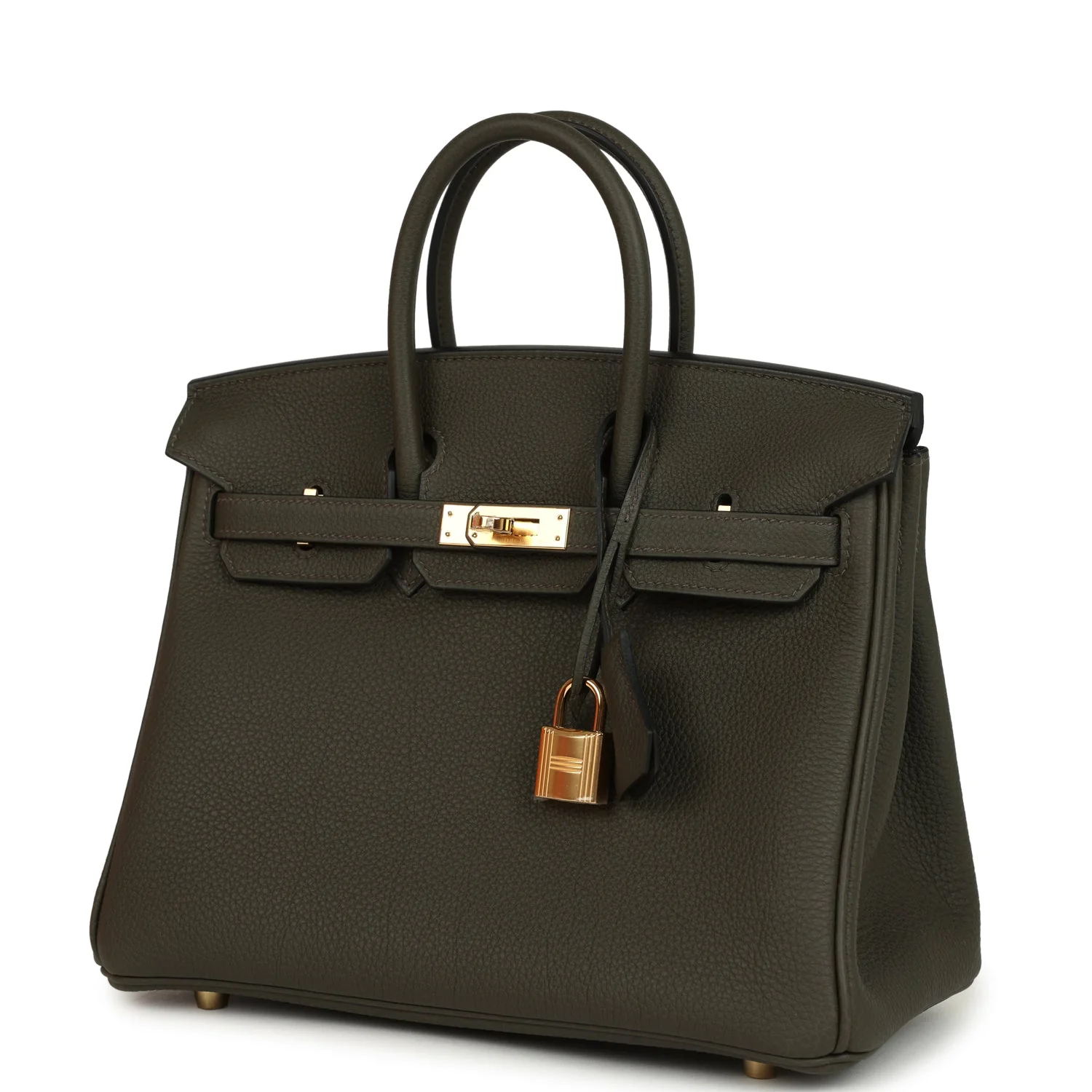 Hermes Birkin 25 Vert de Gris Togo Gold Hardware