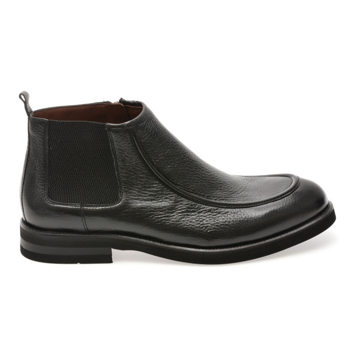 Ghete elegante LE COLONEL negre, 64137, din piele naturala