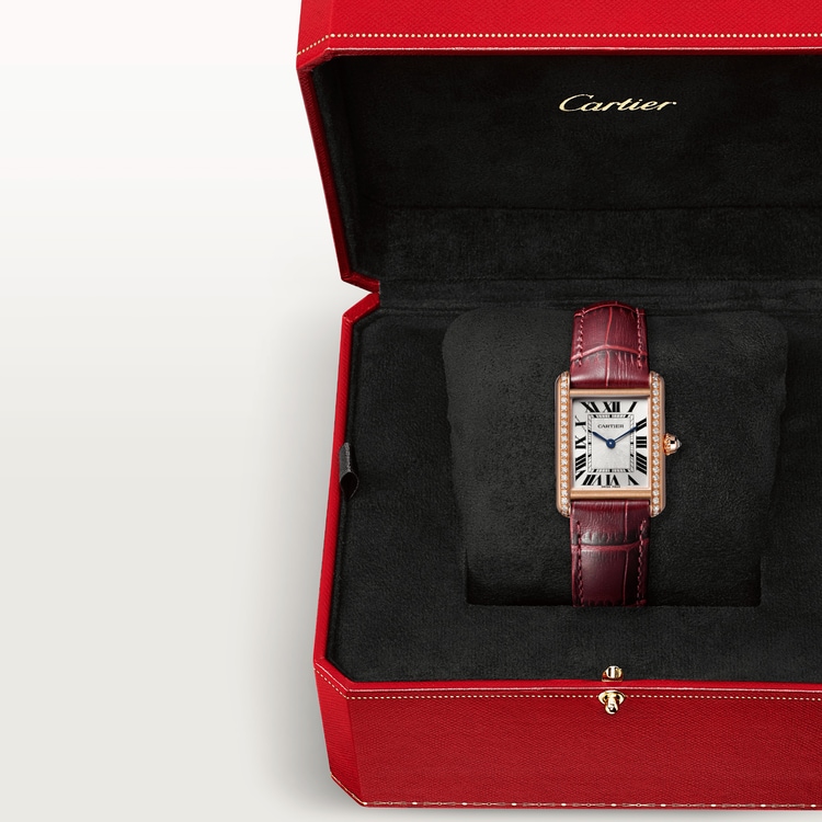 TANK LOUIS  Rose Gold Diamond 22mm