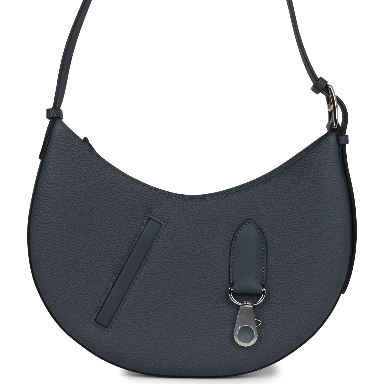 Hermes P'tit Arcon Bag Gris Misty Togo and Swift Palladium Hardware