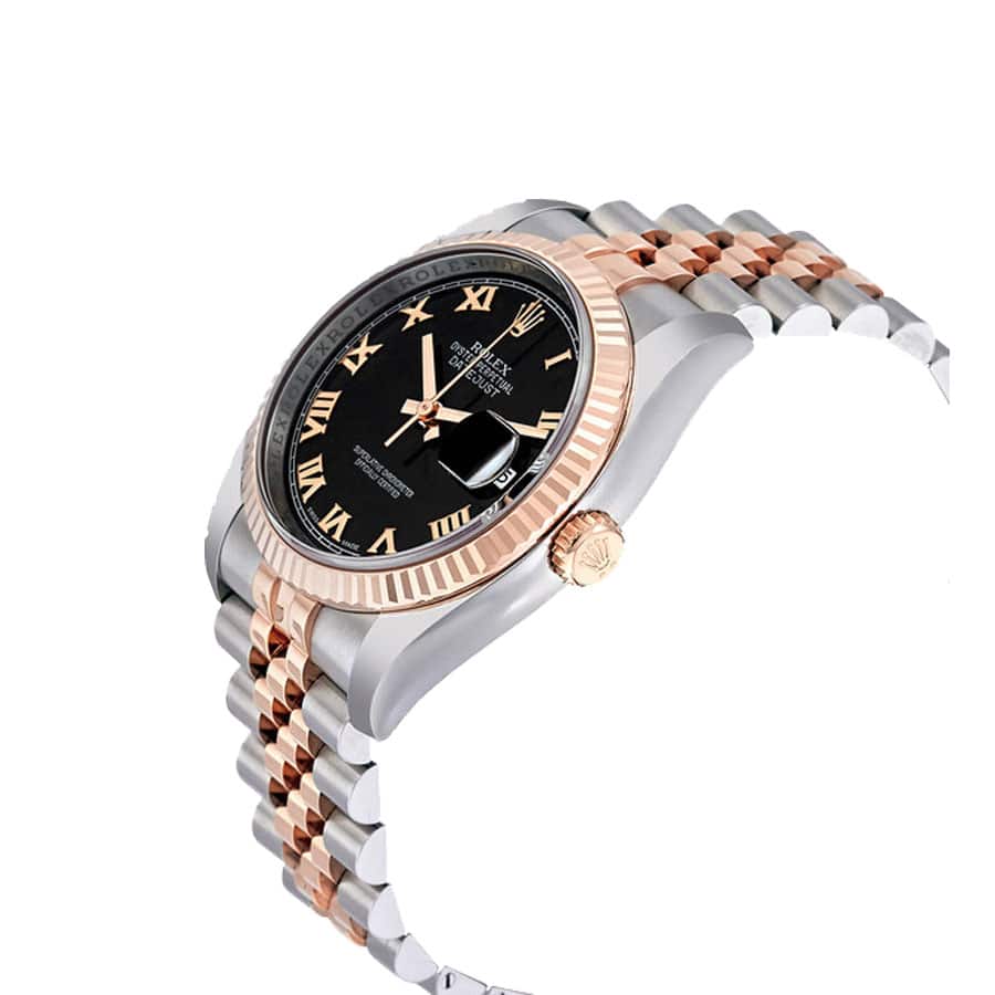 Rolex Datejust Black Roman Replica