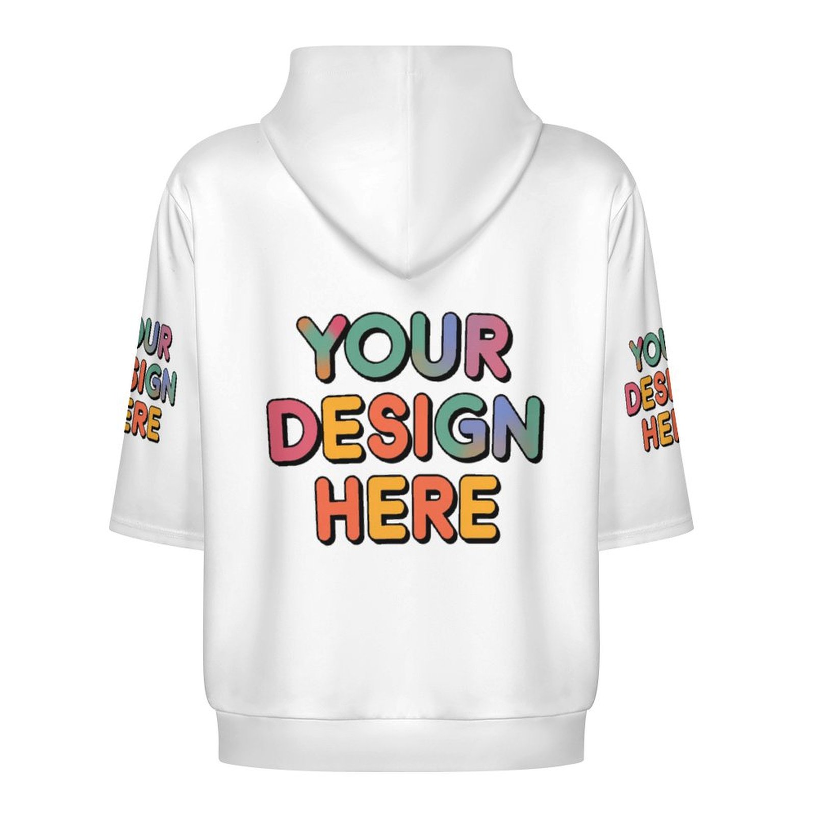 Customized Men’s Fashionable Fish Scale Fabric Hoodie for Casual Wear