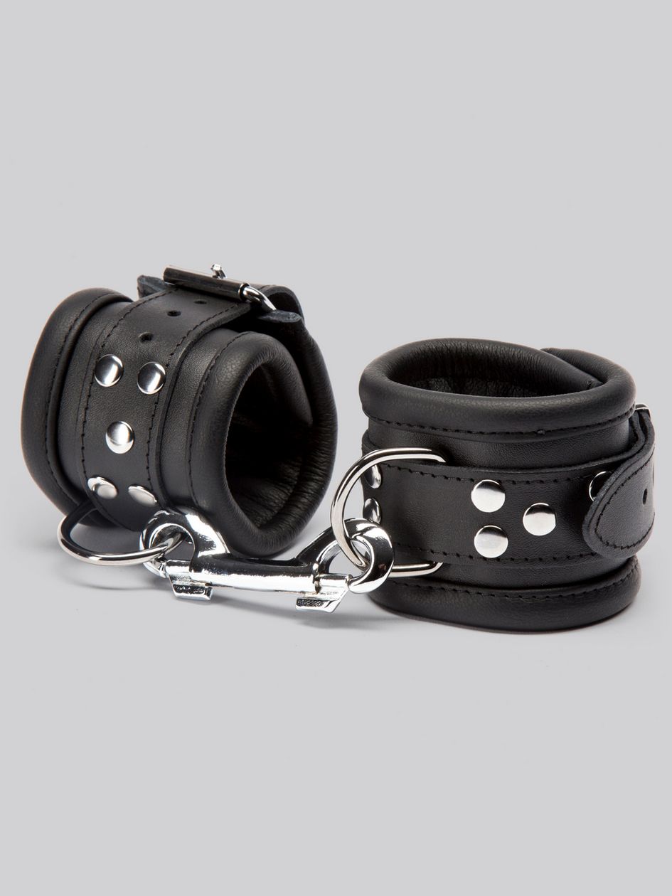 DOMINIX Deluxe Heavy Leather Wrist Cuffs
