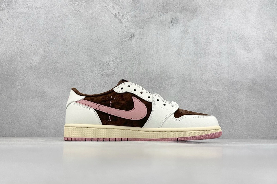 Nike Air Jordan 1 x Travis Scott Low Top Sneaker Shoes Gr. 36-46