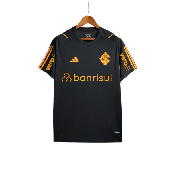 Internacional 23/24 Training Jersey - Black - All Sponsors - Fan Version