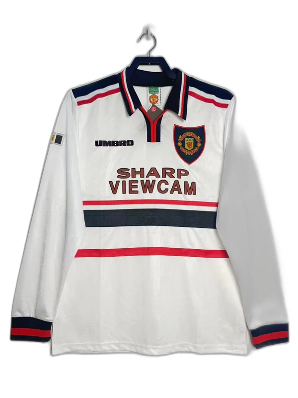 Manchester United 98/99 II Away Jersey - Long Sleeve Retro Version