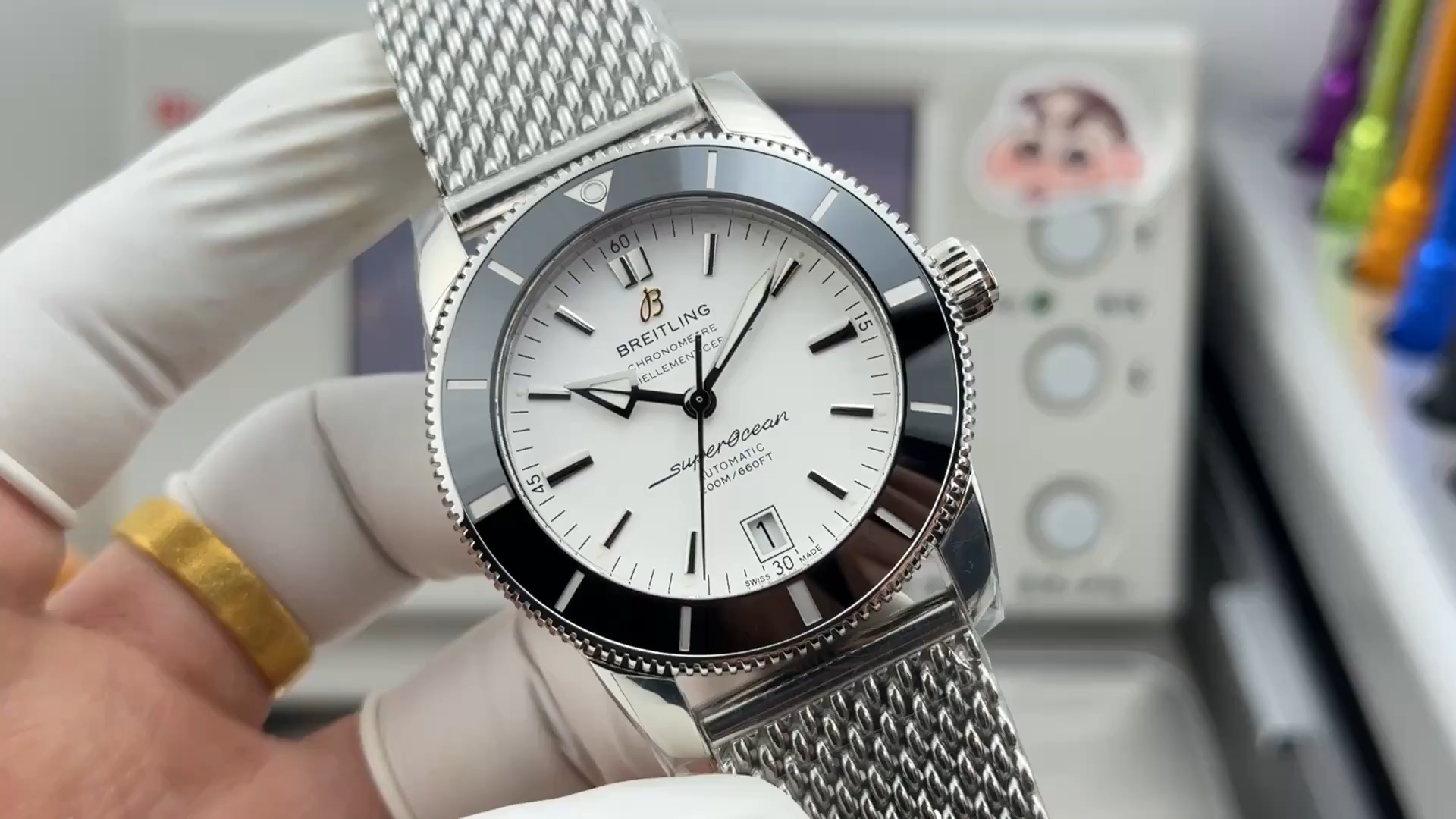 Breitling Superocean Heritage 46 Chronometer Silver Dial AB202012/G828/152A Replica