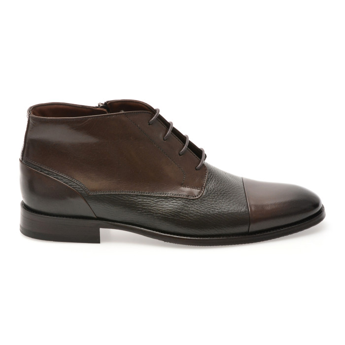 Ghete elegante LE COLONEL maro, 40929, din piele naturala