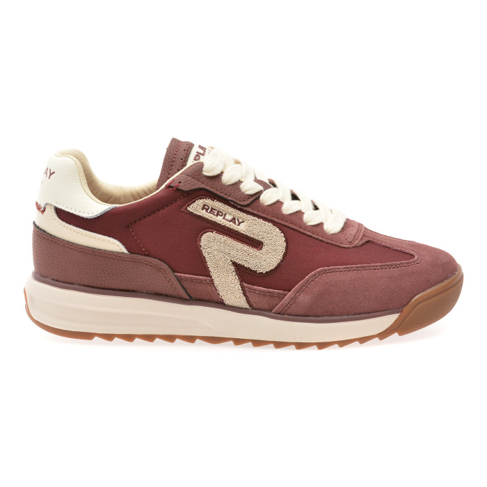 Pantofi sport REPLAY visinii, WSIC01T, din material textil si piele naturala