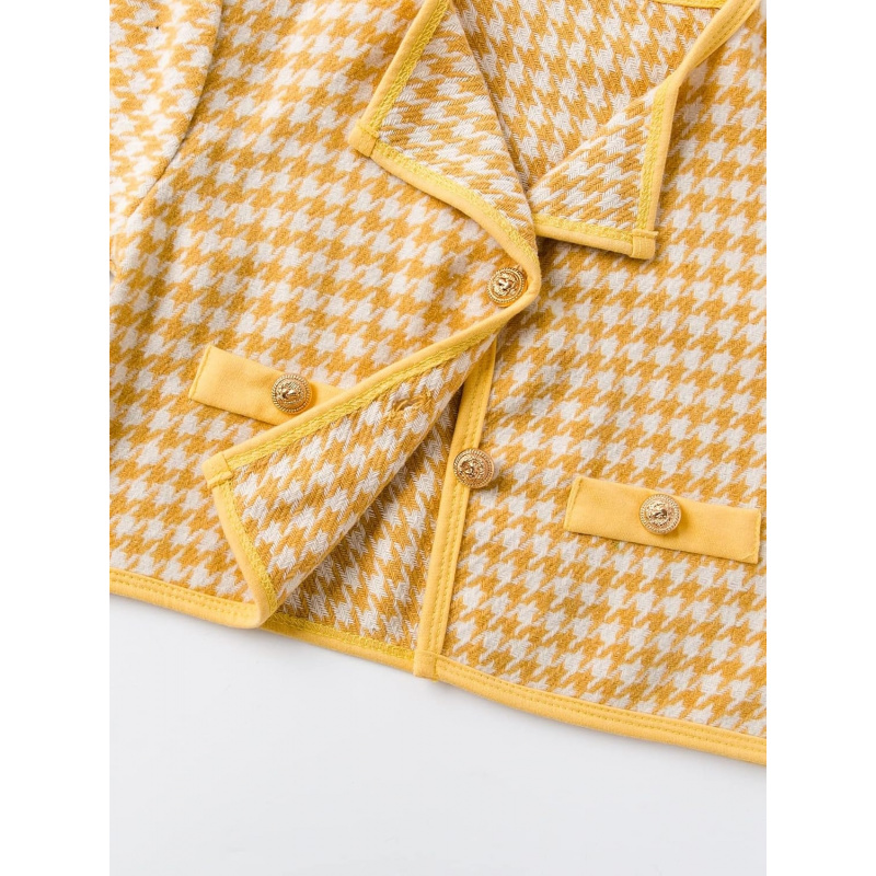 Girl's 2 Piece Houndstooth Outfits