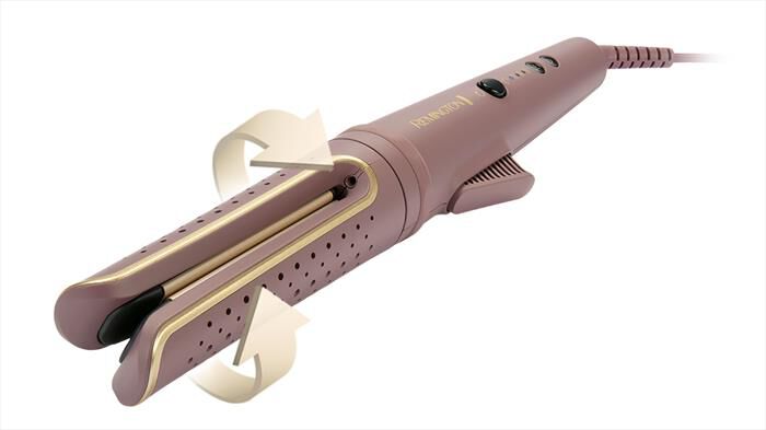 REMINGTON - Ferro Arricciacapelli Rotante AIRVive CI8930-rosa malva
