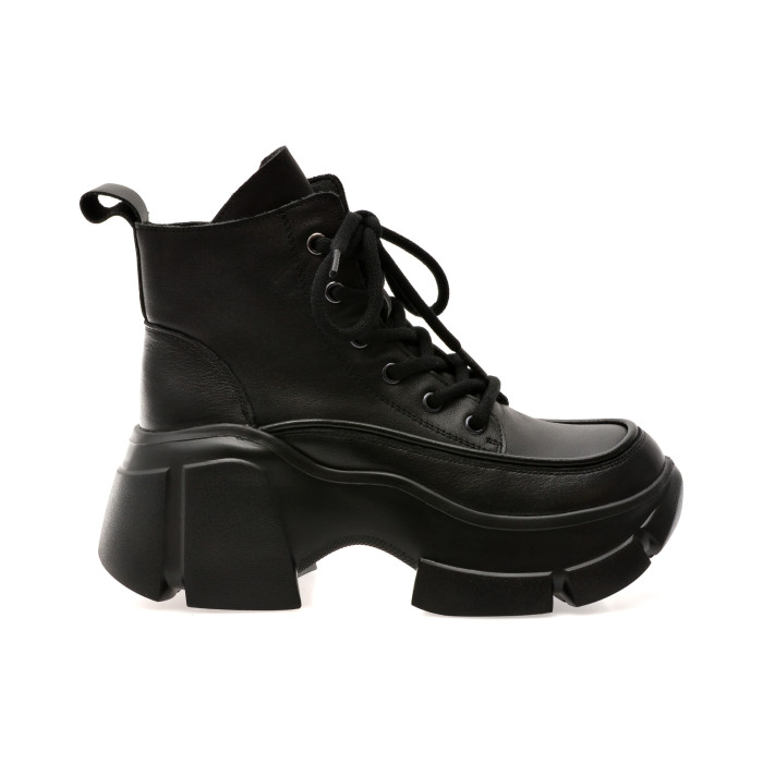 Ghete GRYXX negre, 68216, din piele naturala