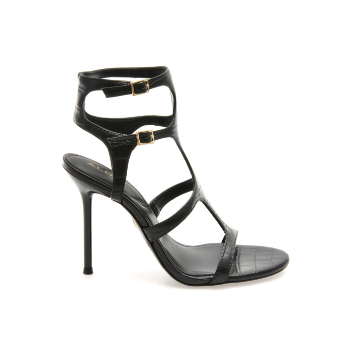 Sandale elegante ALDO negre, QUINTINA 001, din piele ecologica