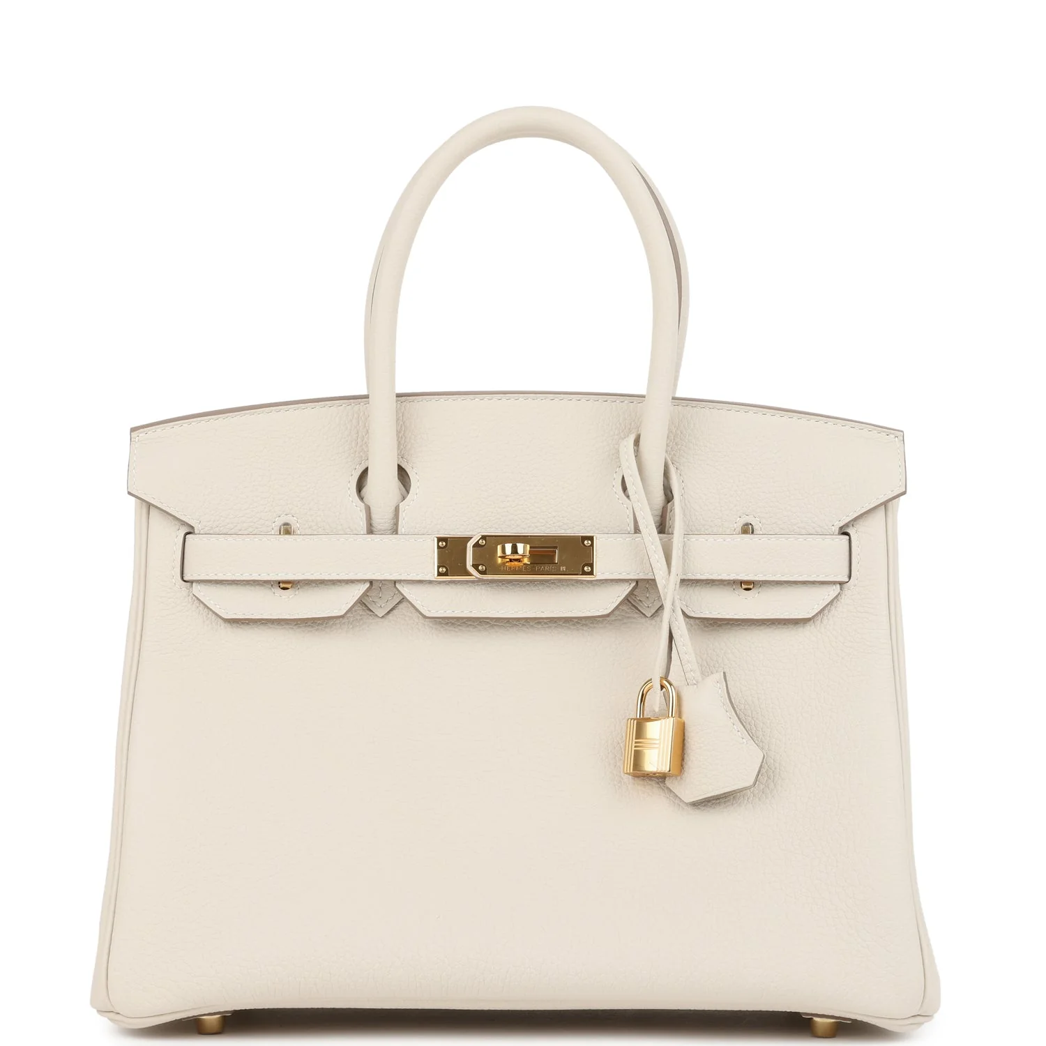 Hermes Birkin 30 Craie Togo Gold Hardware