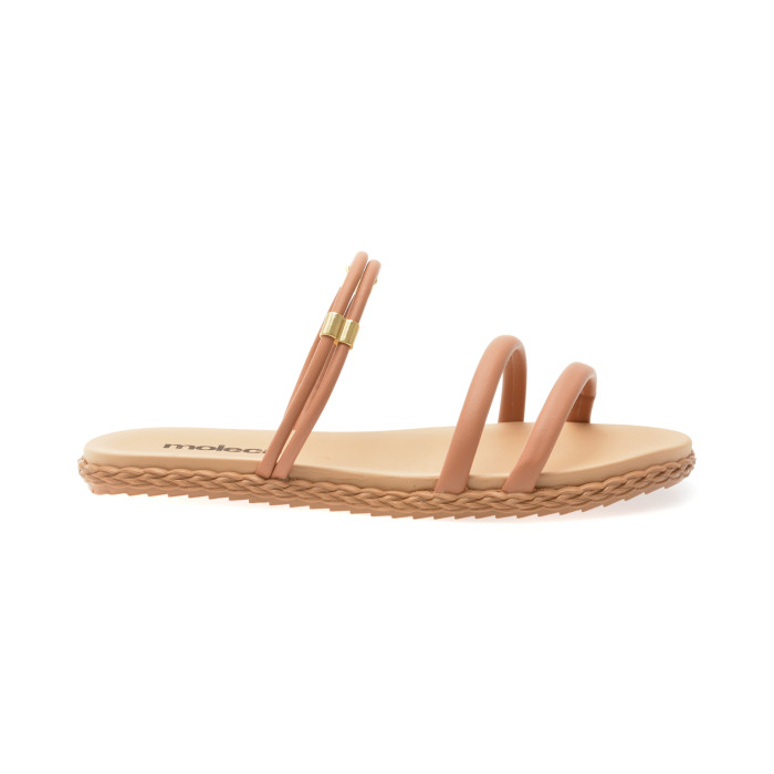 Papuci MOLECA nude, 5452130, din piele ecologica