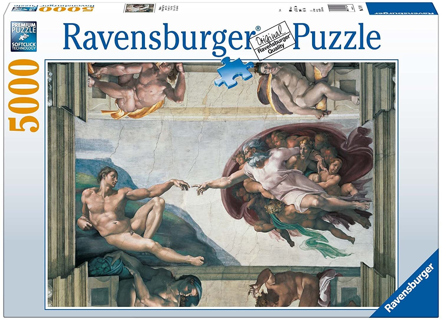 Michelangelo: Creation of Adam 5000 Piece Puzzle