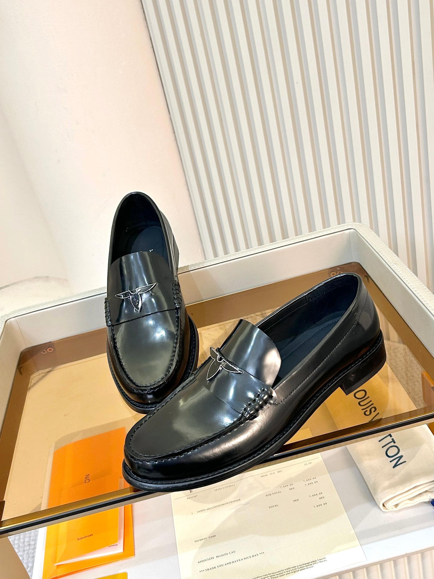 L X V Men's new high qualityLoafers detail 3